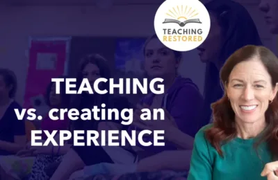 E20: Have an Experience, Not Just Teach